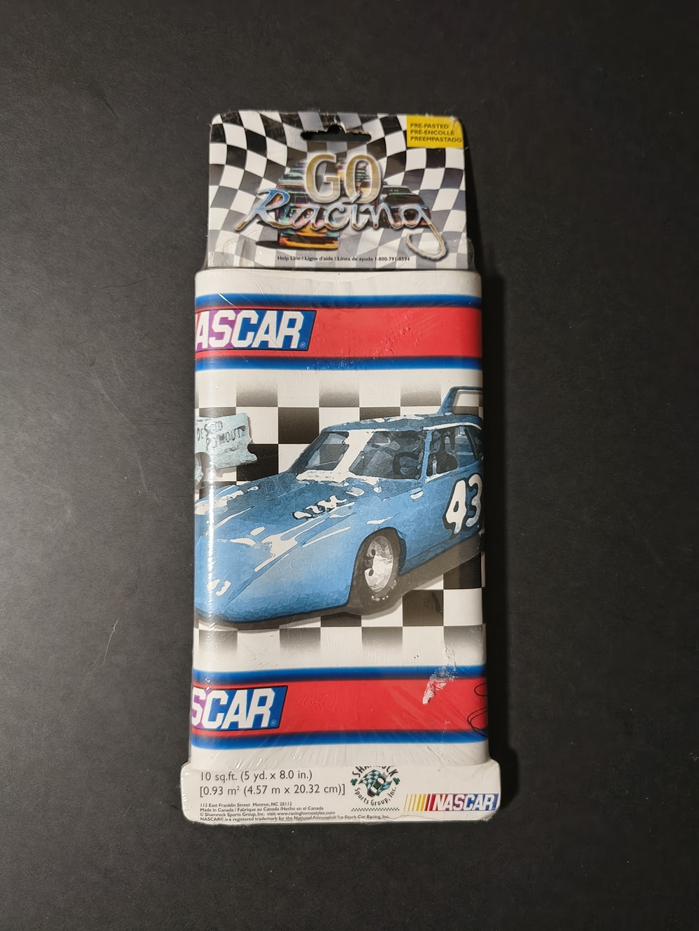 Vintage NASCAR #43 Richard Pretty Wallpaper Border New